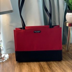 Red and Black Kate Spade Tote